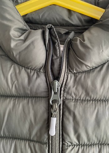 Haki Yeşil Fermuarlı Erkek Yelek - Görsel 2