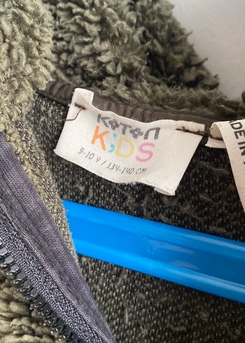 Gri Erkek Çocuk Fermuarlı Rahat Polar Mont - Görsel 2