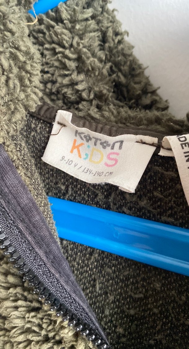 Gri Erkek Çocuk Fermuarlı Rahat Polar Mont - Görsel 2