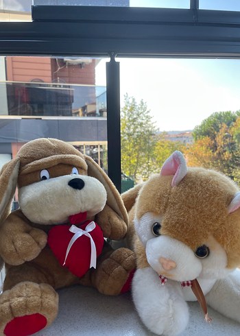 Kedi ve Köpek Peluş Oyuncak