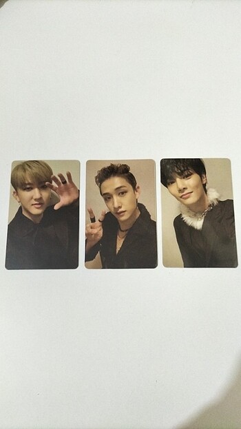 changbin bangchan jeongin photocard