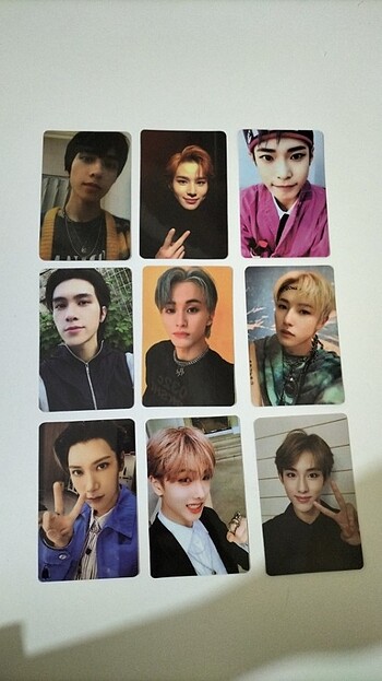 hendery jungwoo doyoung mark renjunten jisung winwin photocard