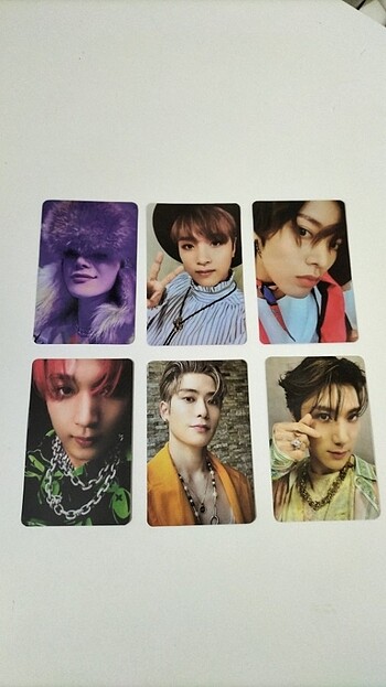 jungwoo haechan yuta jaehyun ten photocard