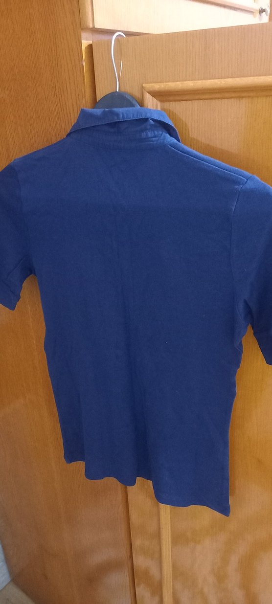 Kısa Kollu Lacivert Denim Gömlek - Görsel 4