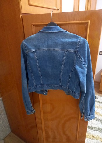 Kısa kot ceket - Görsel 2