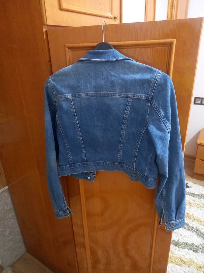 Kısa kot ceket - Görsel 2