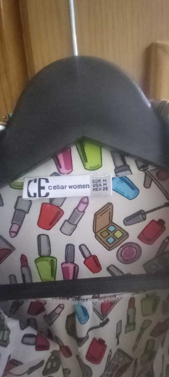 Çok Renkli Desenli Uzun Kollu Kadın Gömlek - Görsel 3