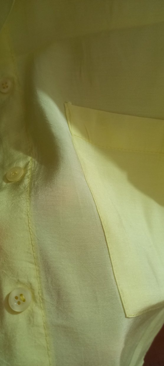 Sarı Düğmeli Kadın Gömlek - Görsel 4