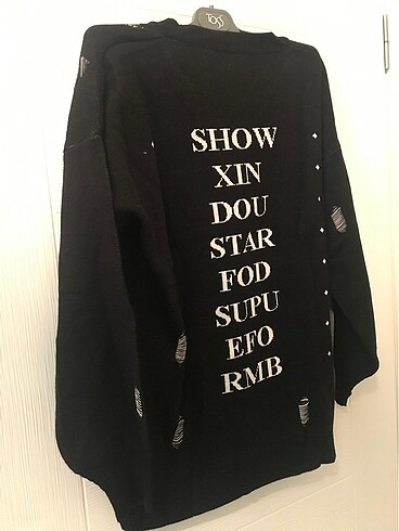 diğer Beden Touz Harajuku Priest Salvation Printed Siyah Unisex Yırtıklı Tri