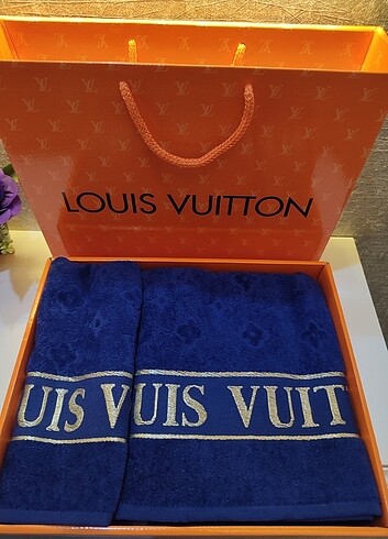 Louis Vuitton Orjinal 2li Set Havlu Takımı ????