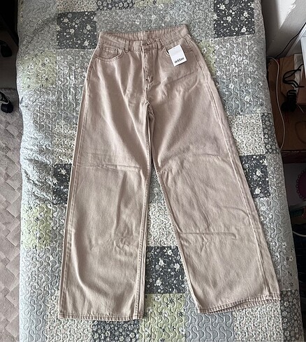 Addax wide leg yüksek bel jean