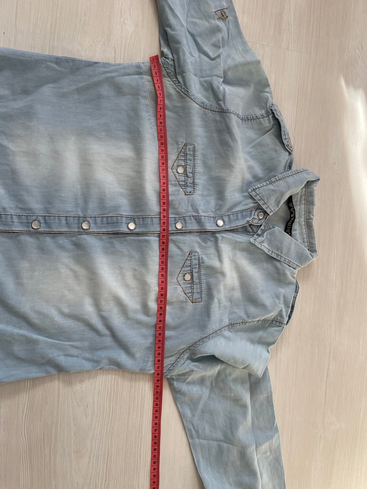 Kot/ Denim Gömlek - Görsel 3