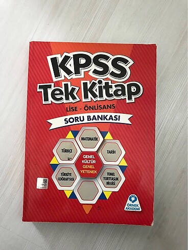 Ortaöğretim (Lise)/ Önlisans 2016 KPSS GYGK Soru Bankası