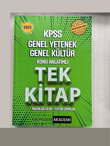 Pegem Yayıncılık, KPSS Genel Yetenek Genel Kültür Konu Anlatımlı