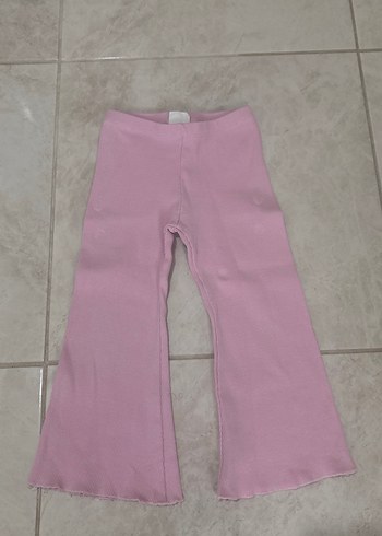 Kız Çocuk Pembe Fitilli Tayt