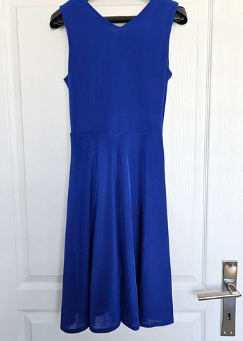 adL Night Zoom Saks Mavi Elbise - Görsel 7