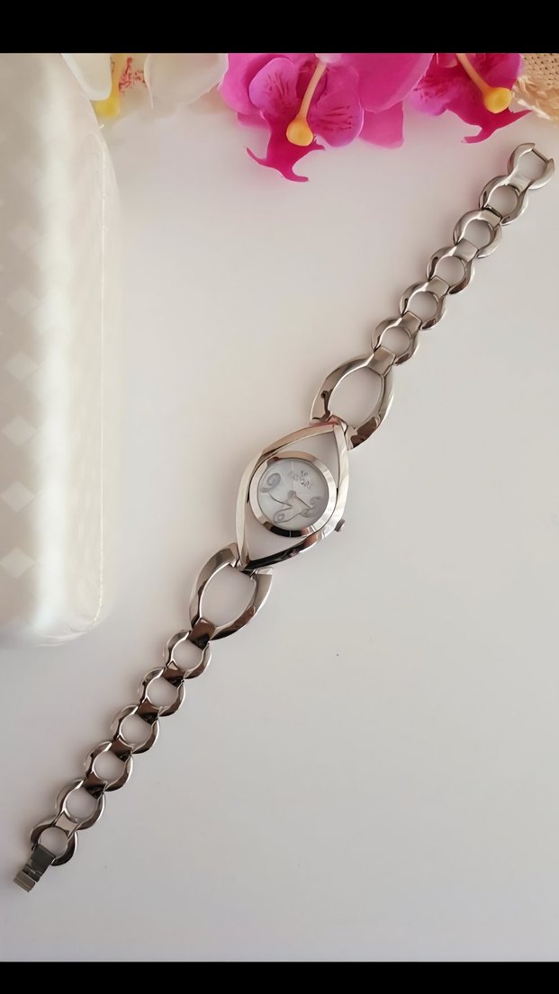 Favori Metal Kordon Kadın Kol Saati - Görsel 2