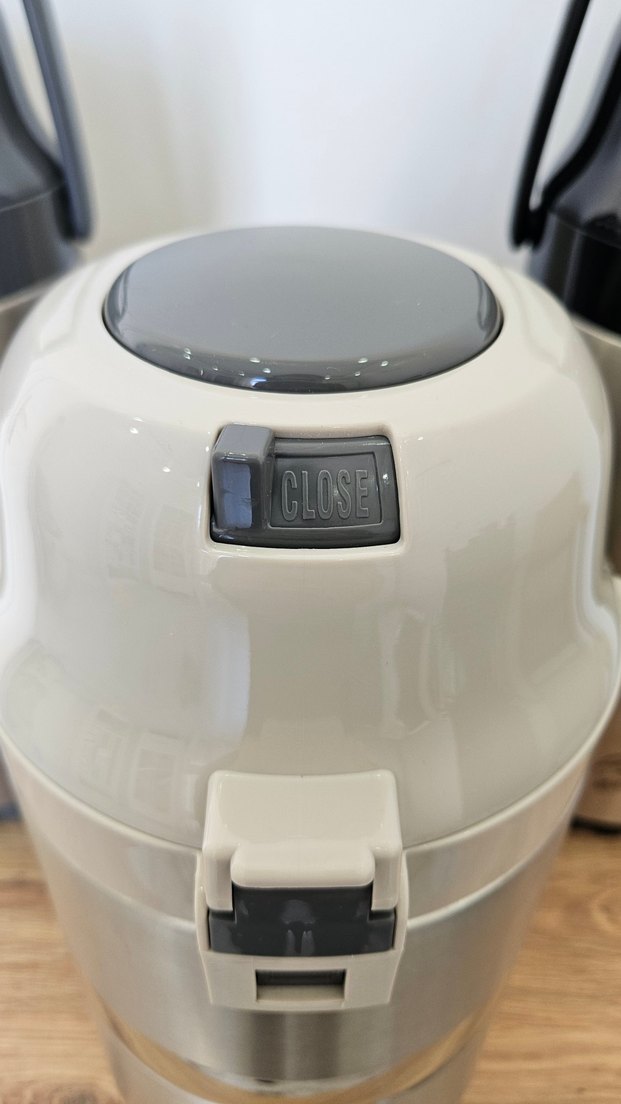 1.7 Lt Cam Hazneli Pompalı Cooker Termos - Görsel 3