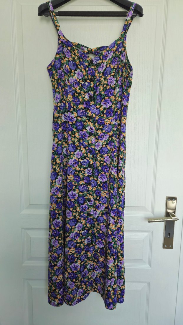  LCW Askılı Viskon Yazlık Elbise - Görsel 4