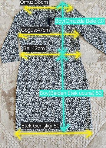 First Company Düz Kesim Pamuklu Elbise - Görsel 6