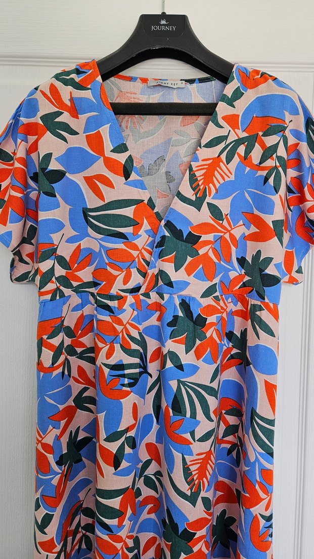  Jimmy Key Yazlık Keten Elbise - Görsel 3