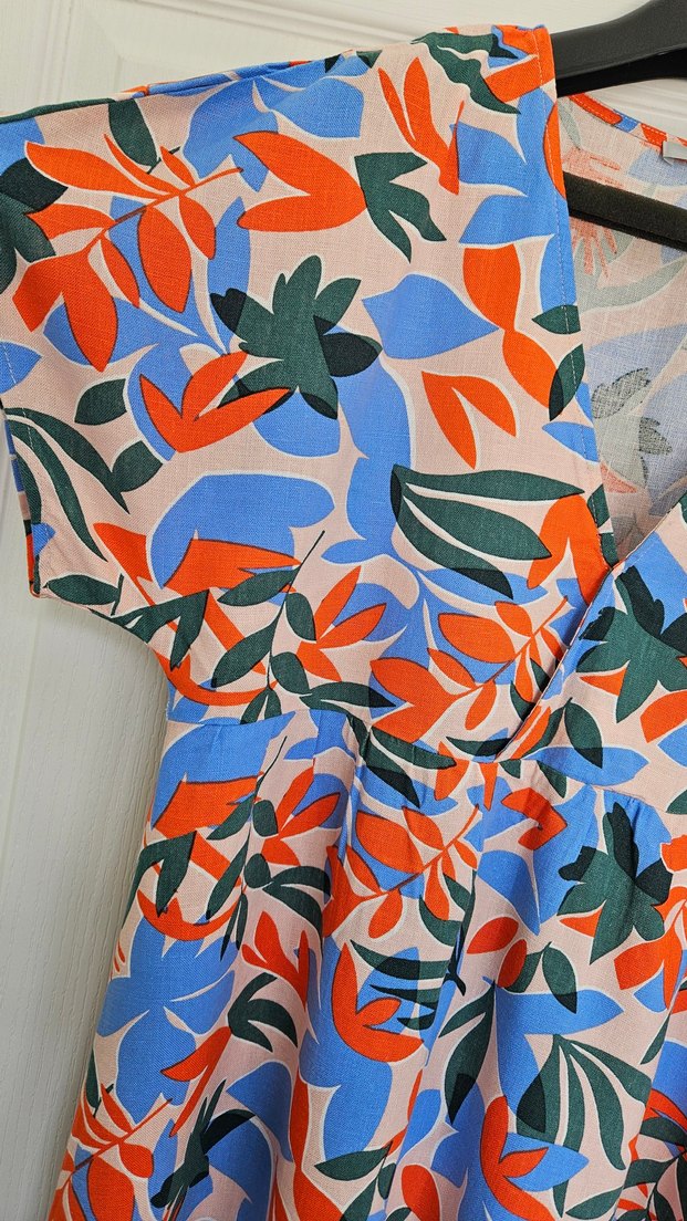  Jimmy Key Yazlık Keten Elbise - Görsel 5