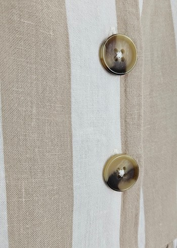 Mavi Jeans Askılı Keten Elbise - Görsel 6