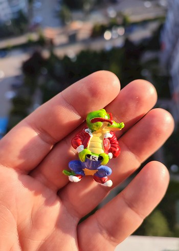 1993 Kinder Crazy Crocos timsah Figür