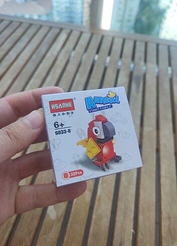 Papağan lego figür oyuncak 33 parça 