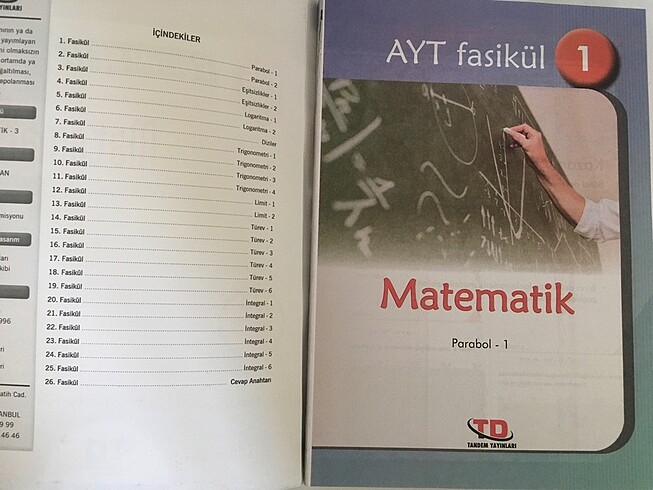  YKA AYT Matematik Seti