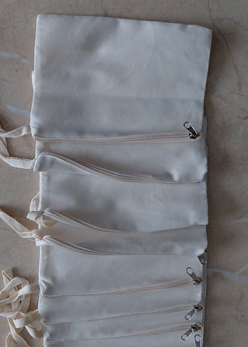 Beyaz Minimalist Kadın Clutch Çanta - Görsel 2