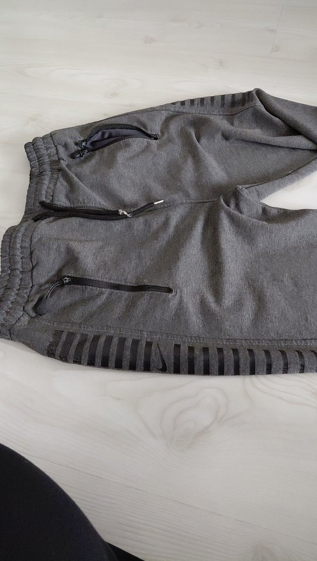 Gri Fermuarlı Erkek Outdoor Eşofman Altı - Görsel 2