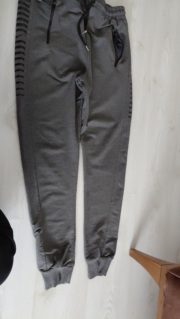 Gri Fermuarlı Erkek Outdoor Eşofman Altı - Görsel 4