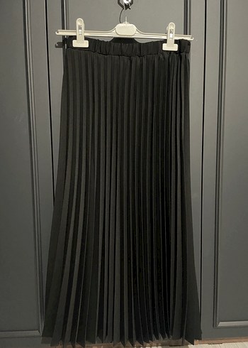 Siyah Pilisoley Piliseli Uzun Kadın Etek Terzi Dükkanı Manuka - Görsel 2