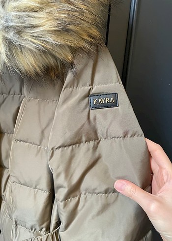 Kayra Kaz Tüyü Mont - Görsel 6