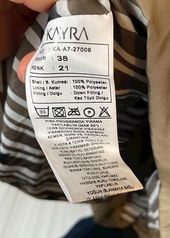 Kayra Kaz Tüyü Mont - Görsel 8