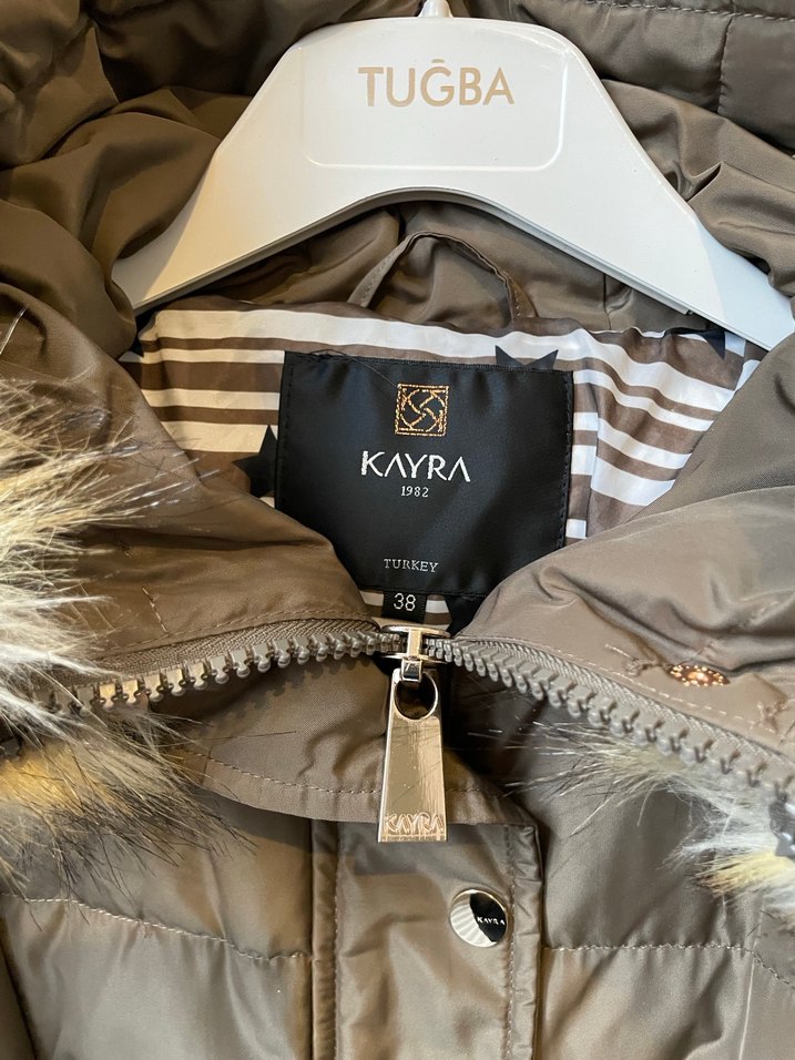 Kayra Kaz Tüyü Mont - Görsel 5