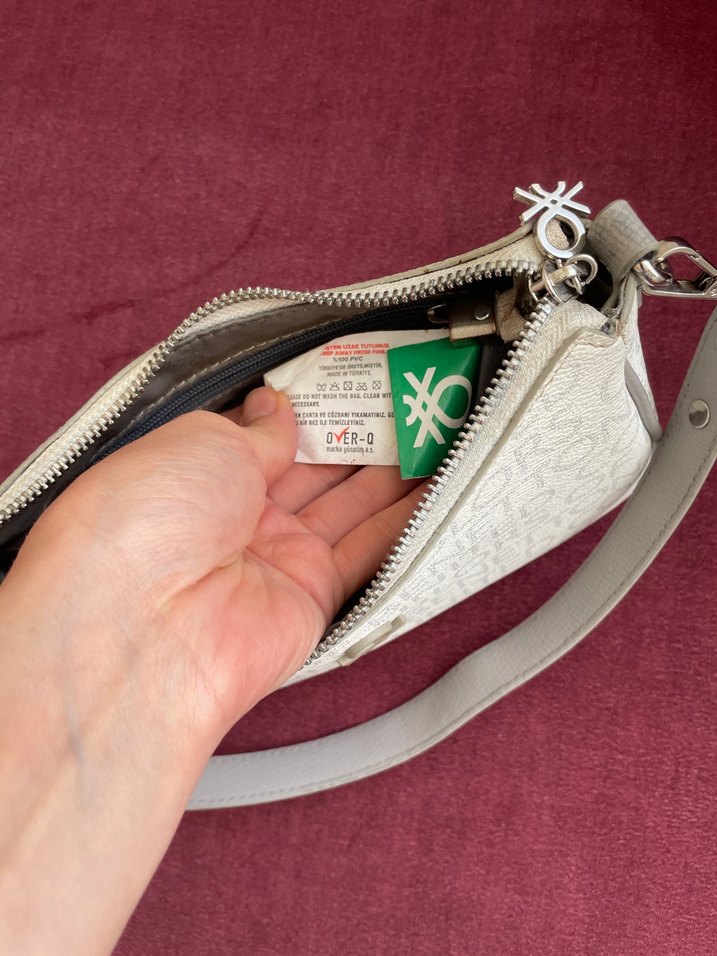 United Colors of Benetton Beyaz Kadın Çanta - Görsel 4