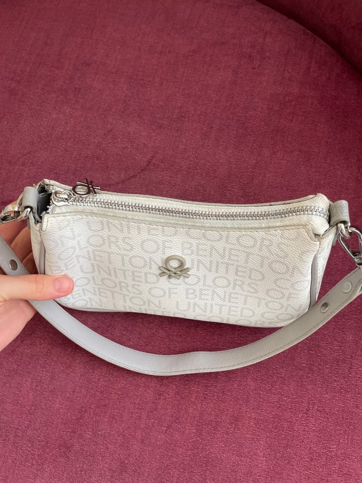 United Colors of Benetton Beyaz Kadın Çanta - Görsel 3