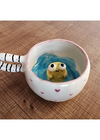 Kurbağa mug / Seramik fincan 