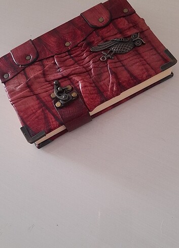 Deri kaplı otantik defter