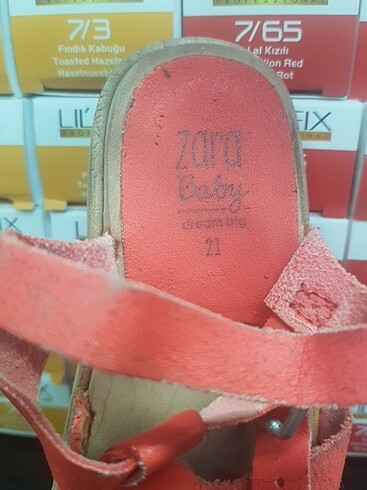 21 Beden Zara kız çocuk ayakkabısı-sandalet