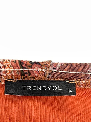 36 Beden kahverengi Renk Trendyol & Milla Kısa Elbise %70 İndirimli.