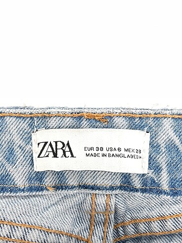 38 Beden mavi Renk Zara Jean / Kot %70 İndirimli.