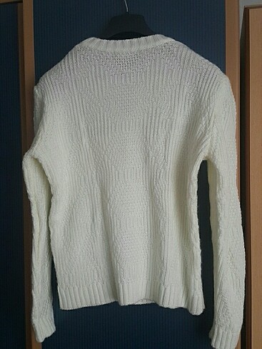 l Beden beyaz Renk Trendyolmilla crop kazak