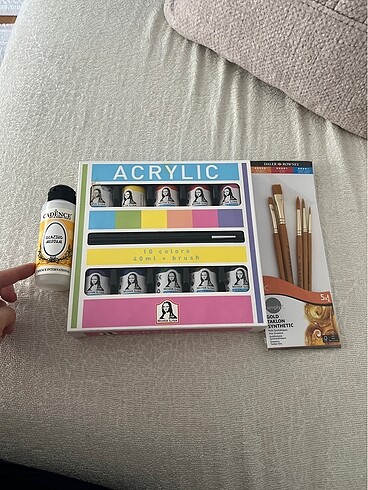 Acrylıc boya fırça seti