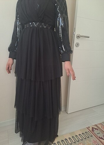 Suud Collection Siyah elbise 