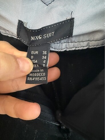 s Beden Mango yün pantolon