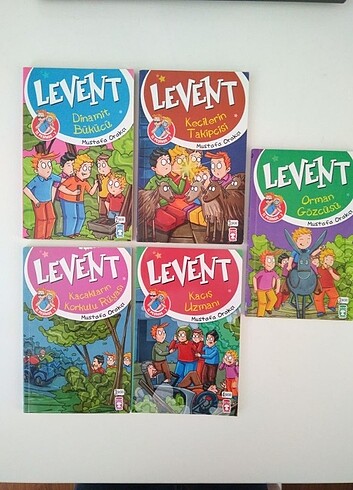 Levent İz Peşinde 3 Serisi, 36-40 arası, 5 kitap