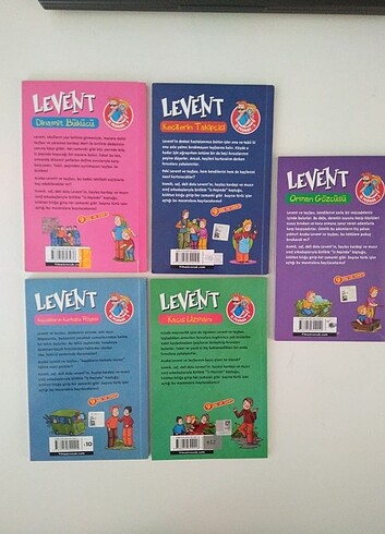 Levent İz Peşinde 3 Serisi, 36-40 arası, 5 kitap